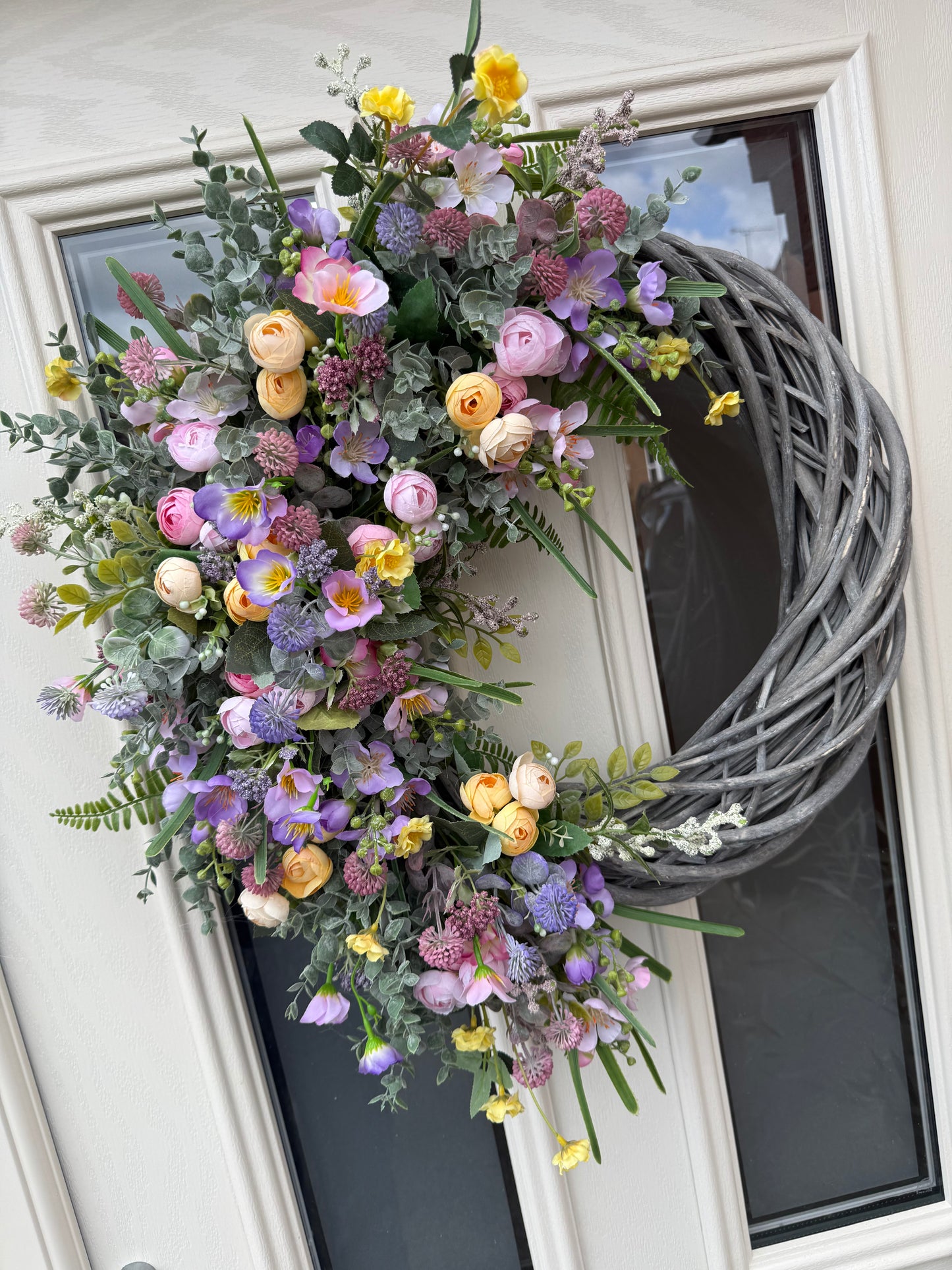 Springtime bouquet signature wreath
