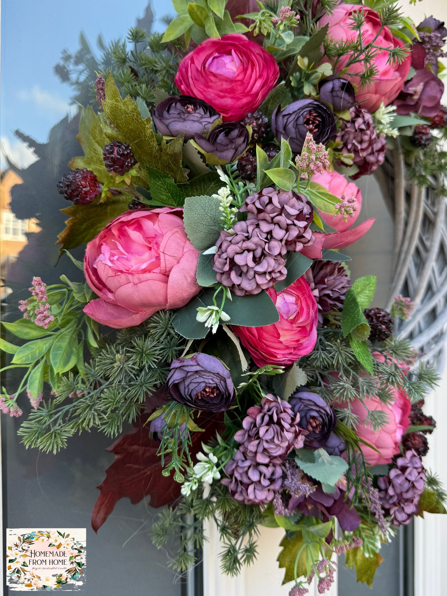 Berry crumble signature wreath