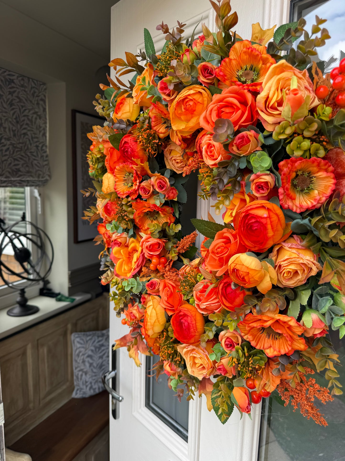 Ember autumn wreath