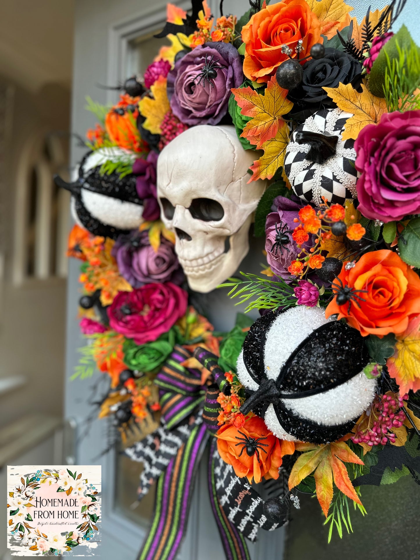 Skull wreath