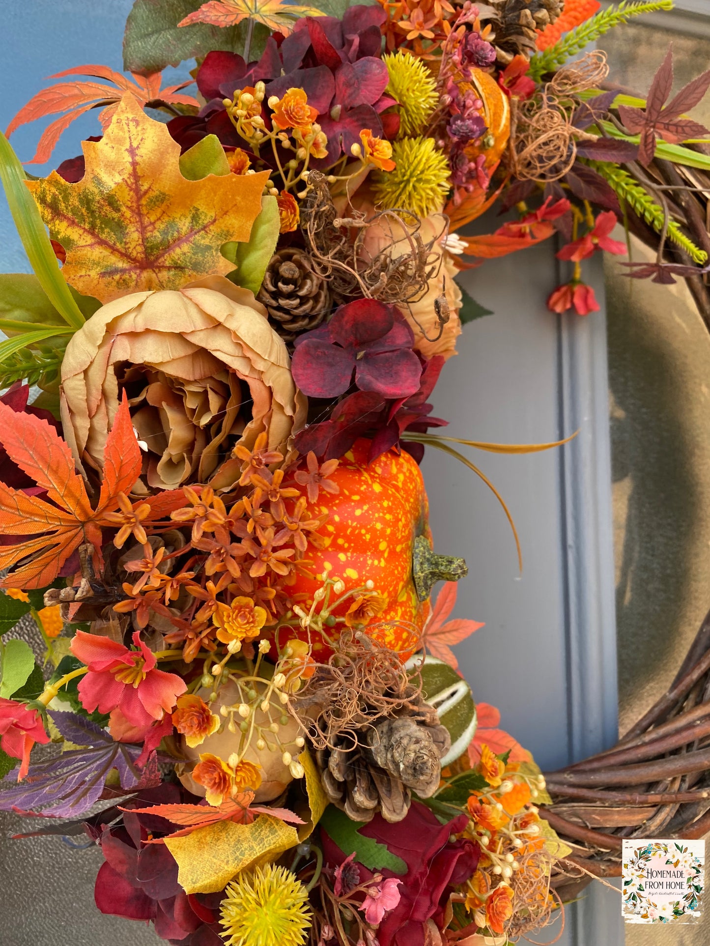 Deluxe autumn signature wreath