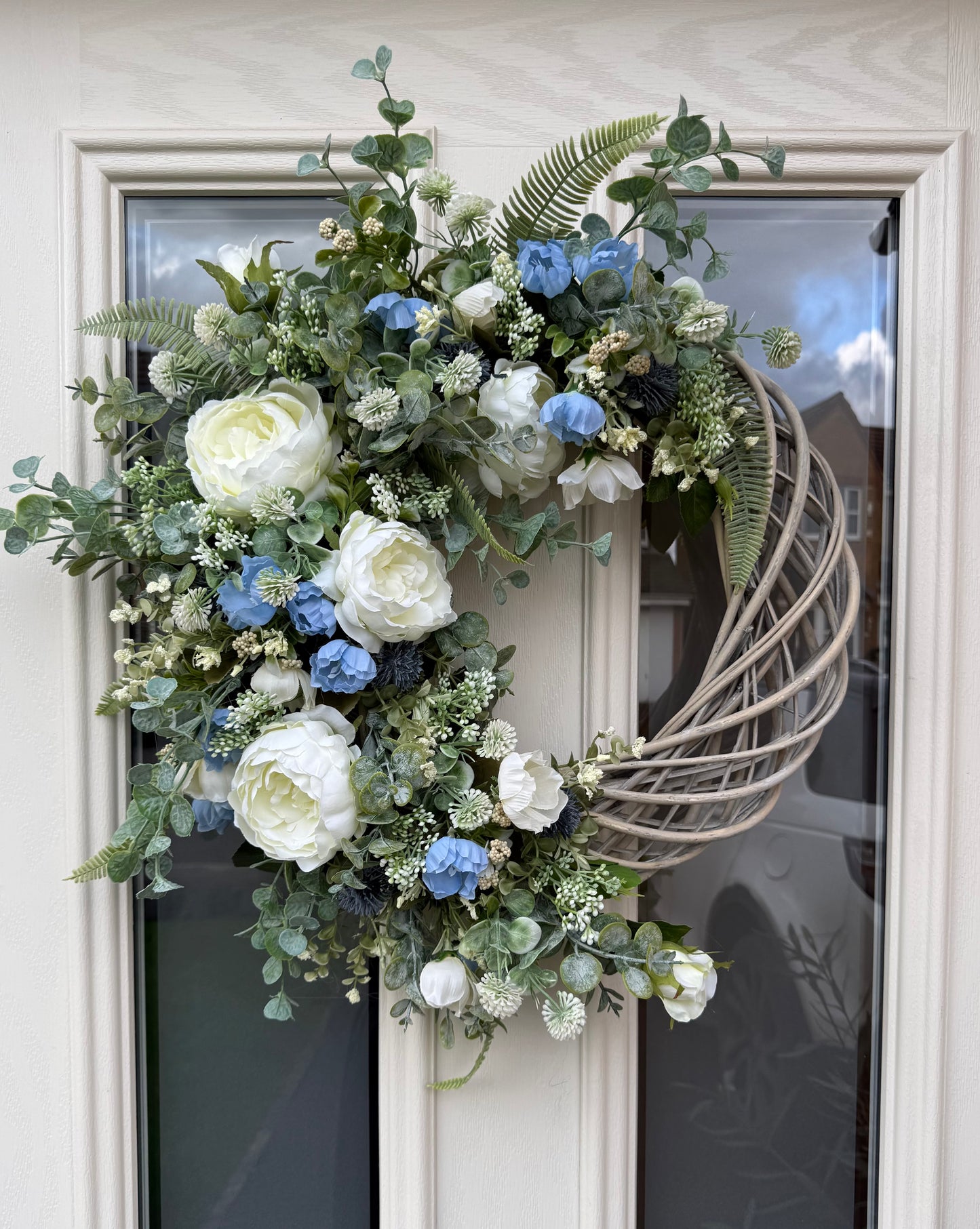 Peony spring signature wreath (made to order)