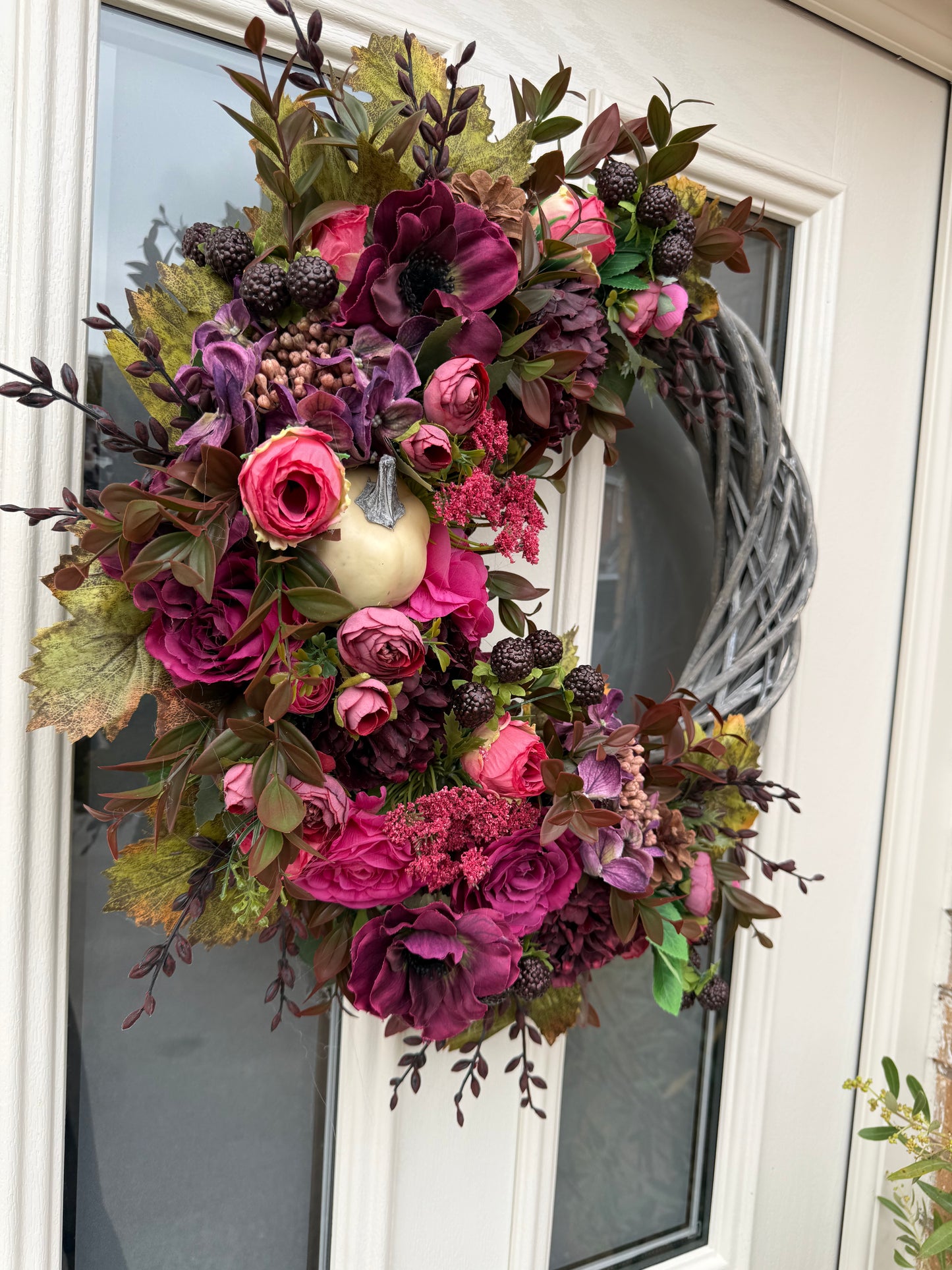 BlackBerry pudding signature wreath