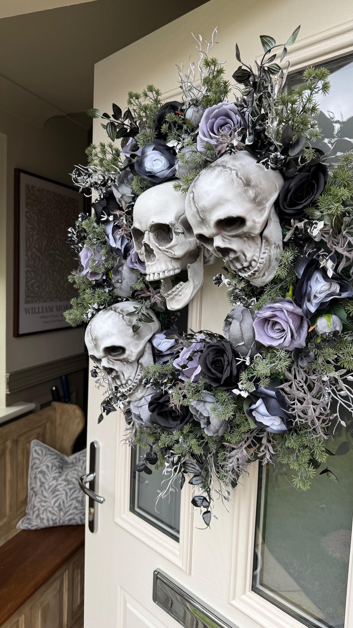 Bone heads wreath
