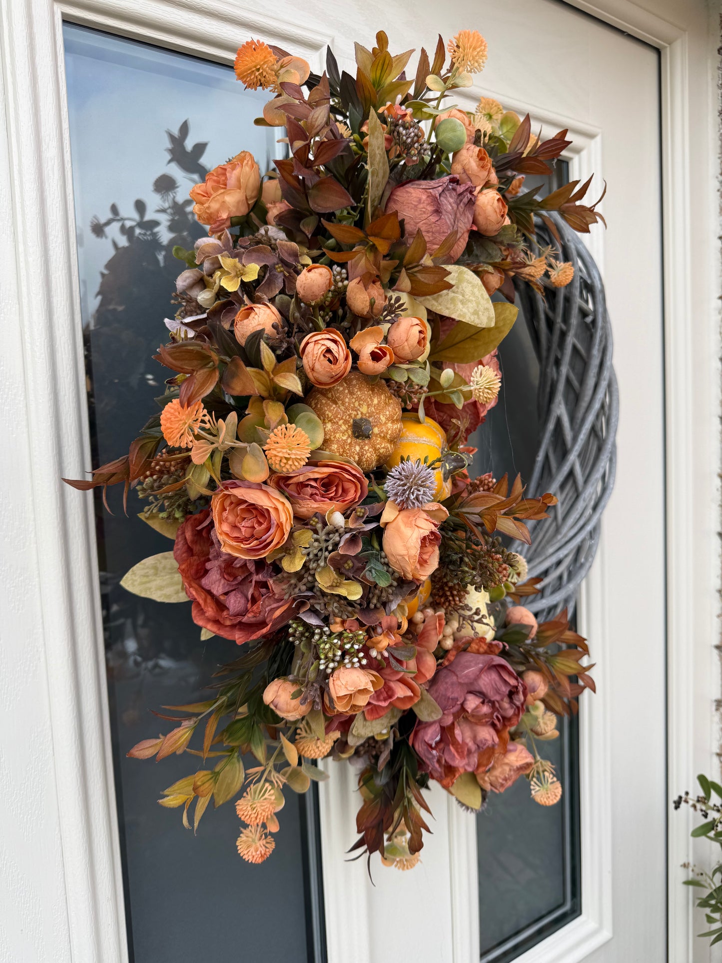 Pastel pumpkin signature wreath