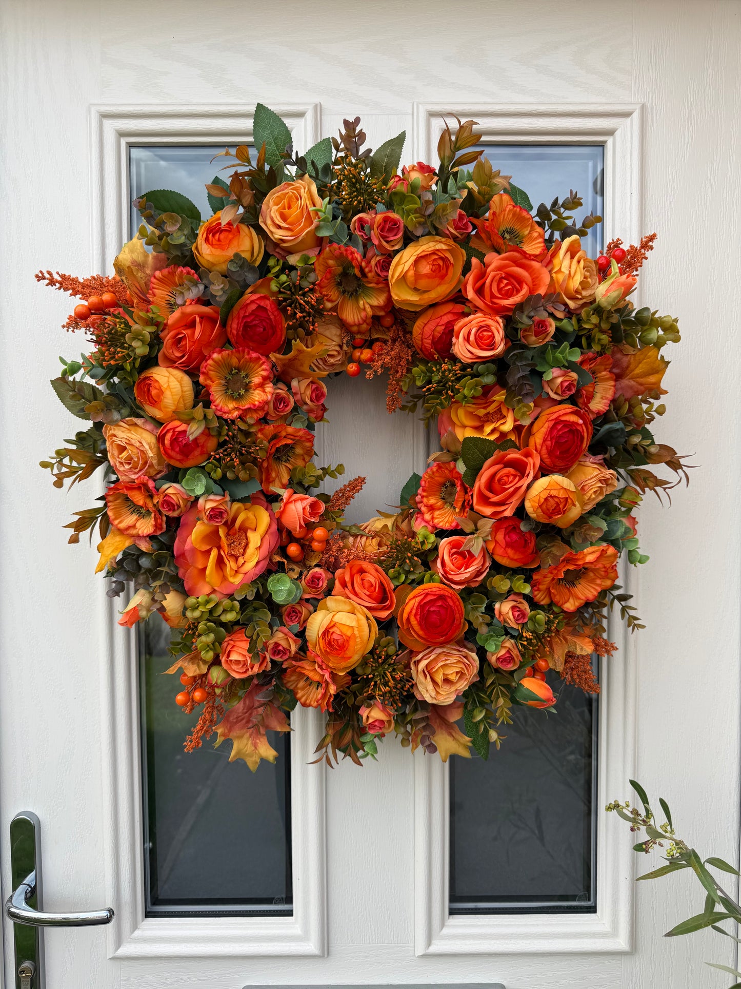 Ember autumn wreath