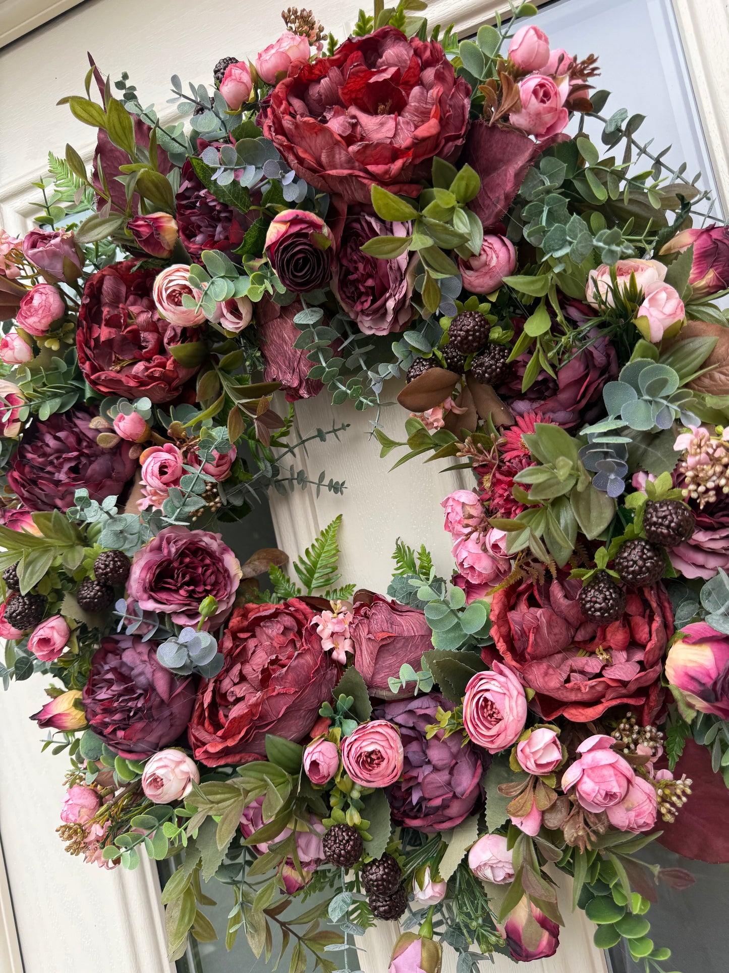 Blackberry crumble wreath