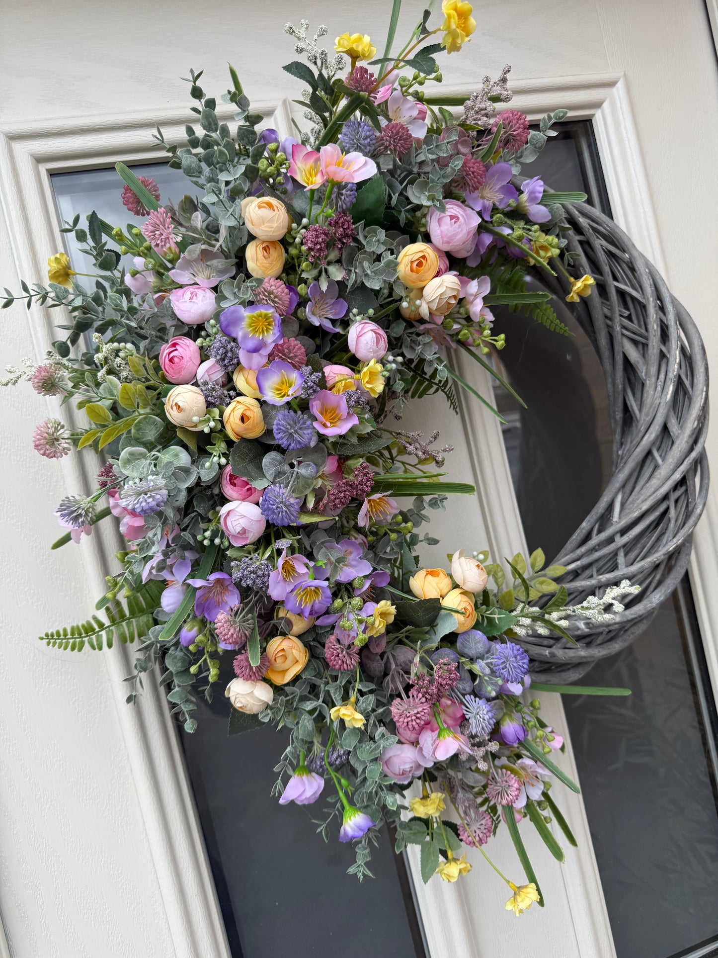 Springtime bouquet signature wreath