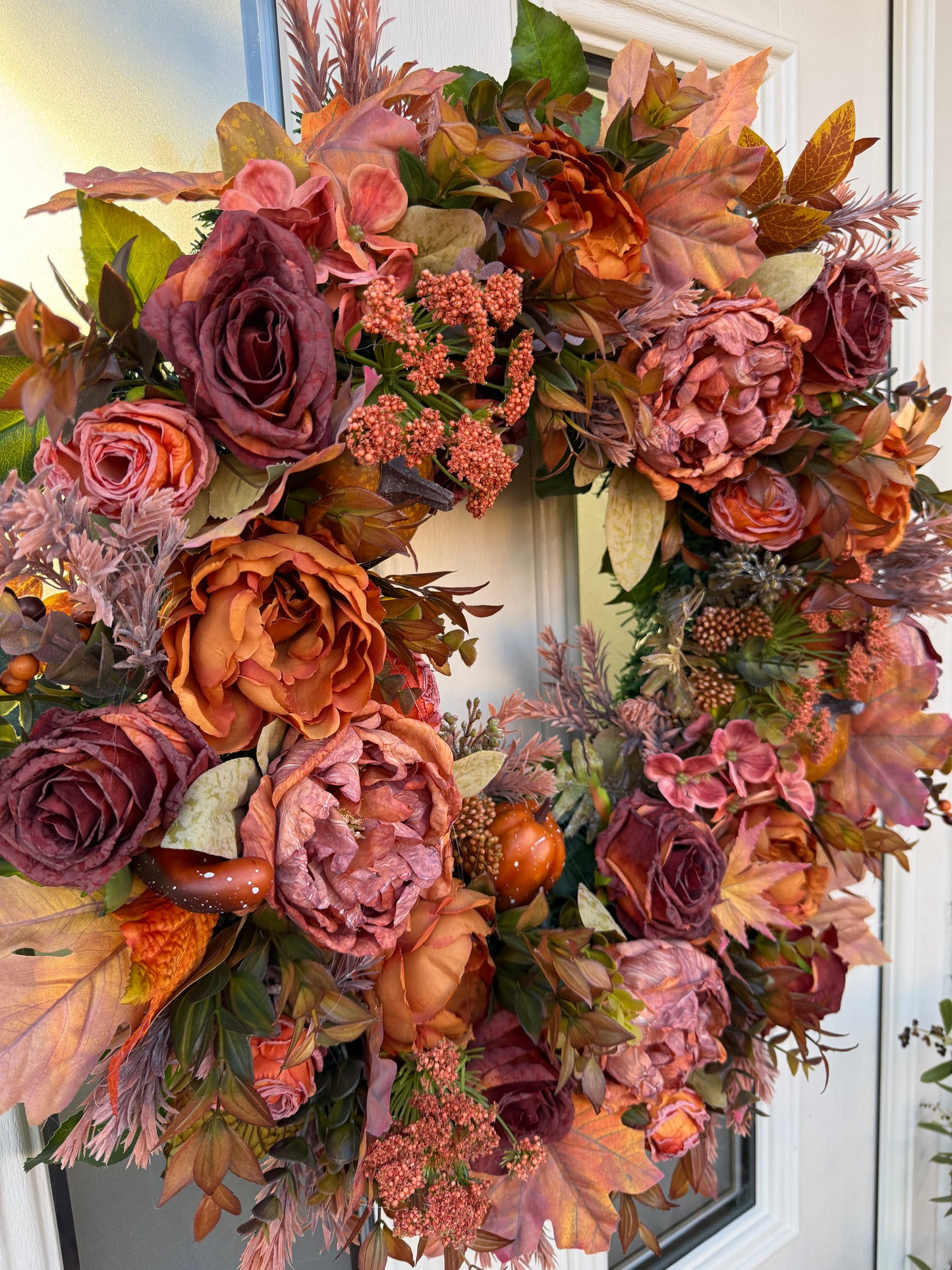 Pumpkin pie autumn wreath