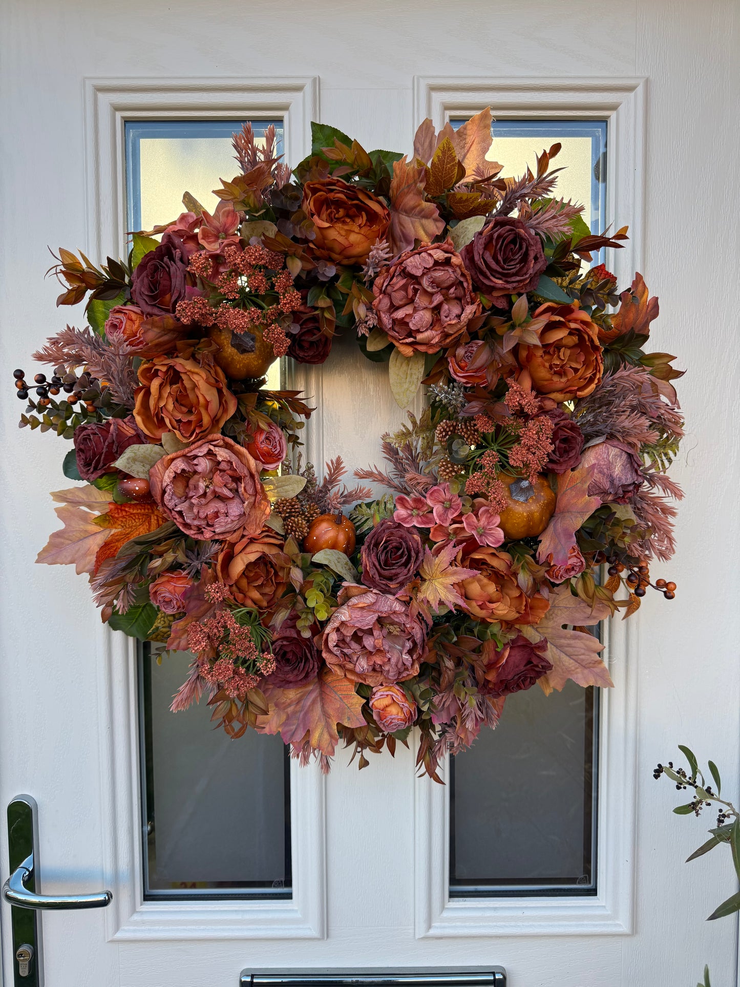Pumpkin pie autumn wreath