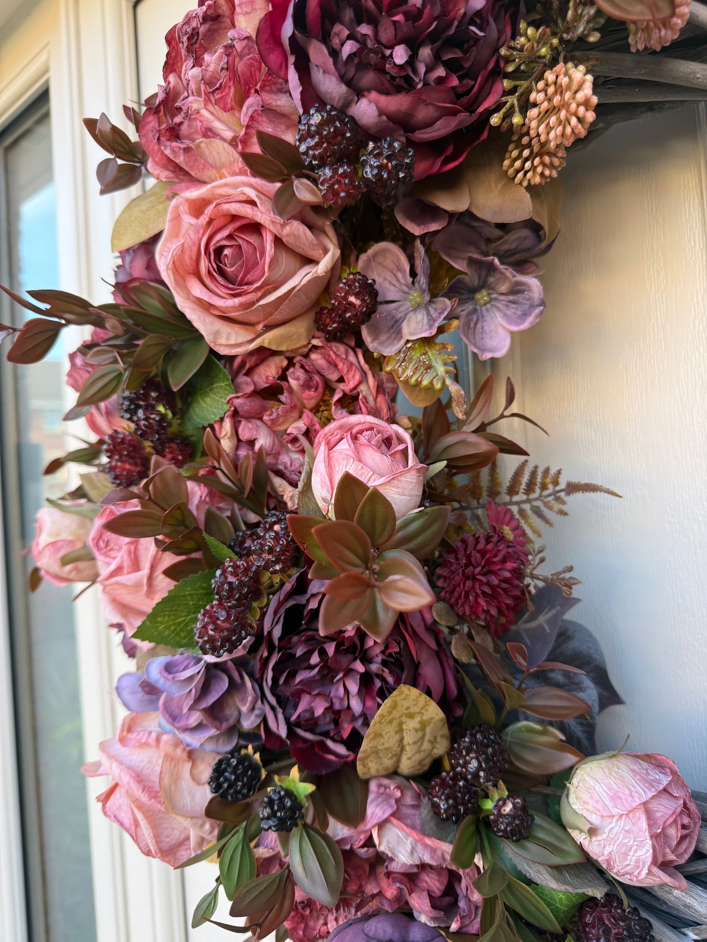 BlackBerry pudding signature wreath