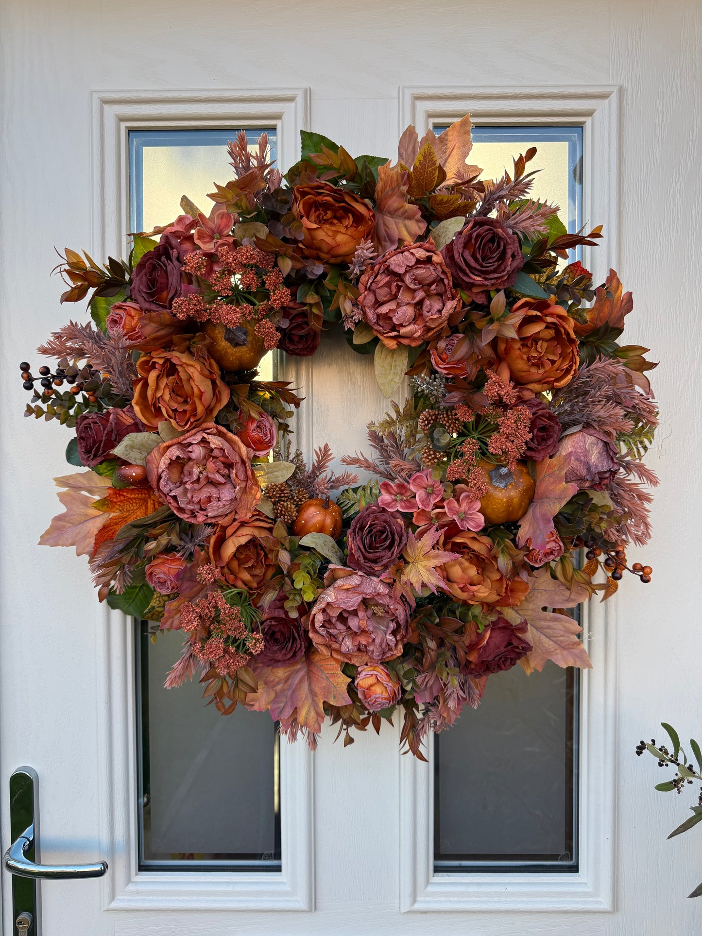 Pumpkin pie autumn wreath