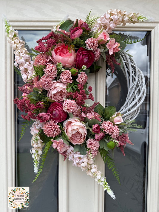 Pink signature wreath