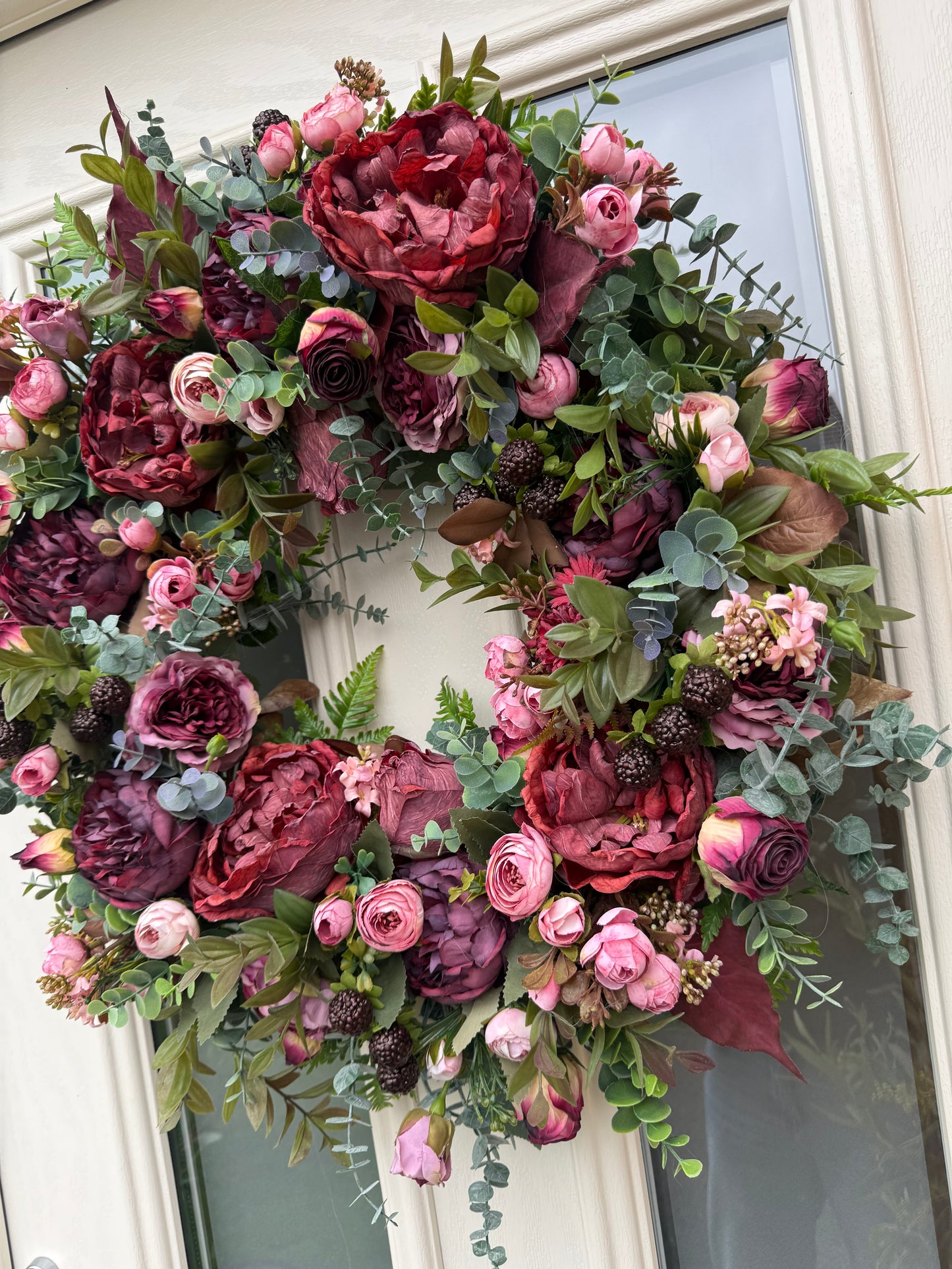 Blackberry crumble wreath