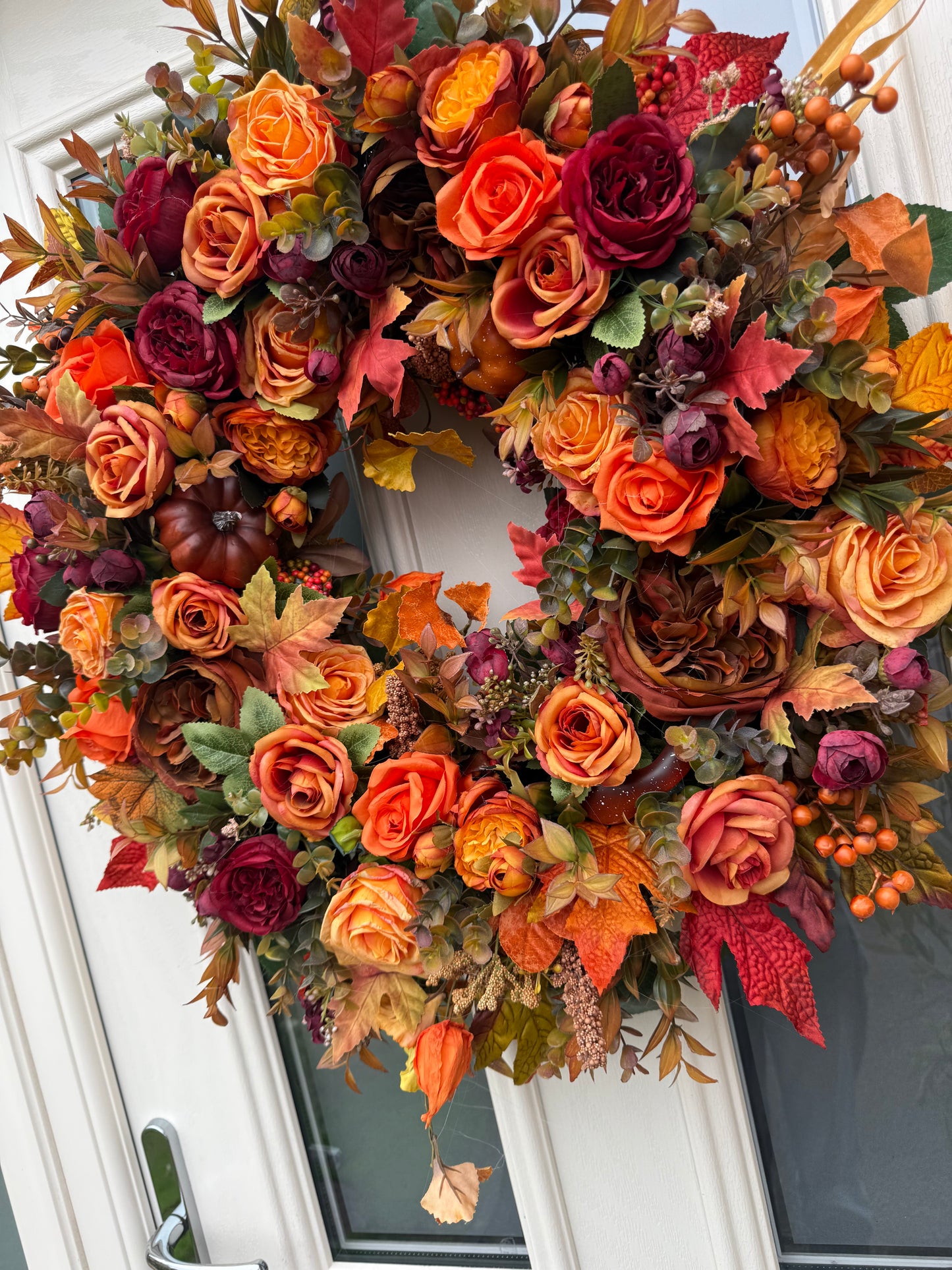 Autumn burst wreath
