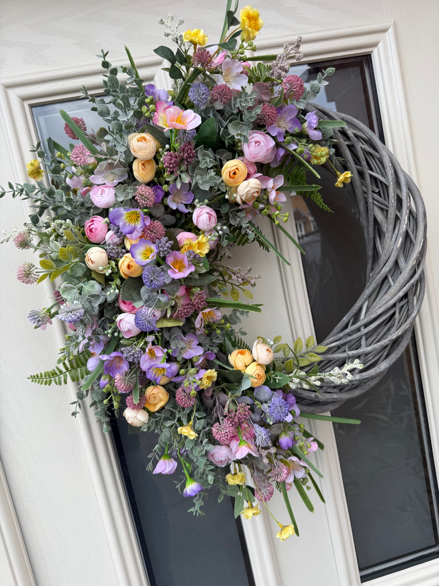 Springtime bouquet signature wreath