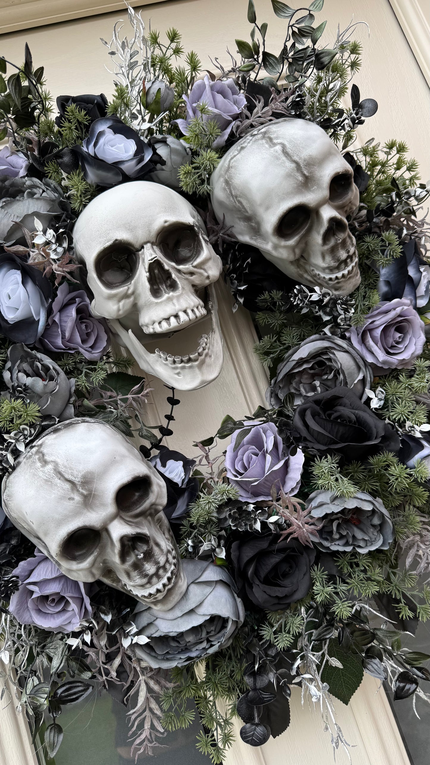 Bone heads wreath