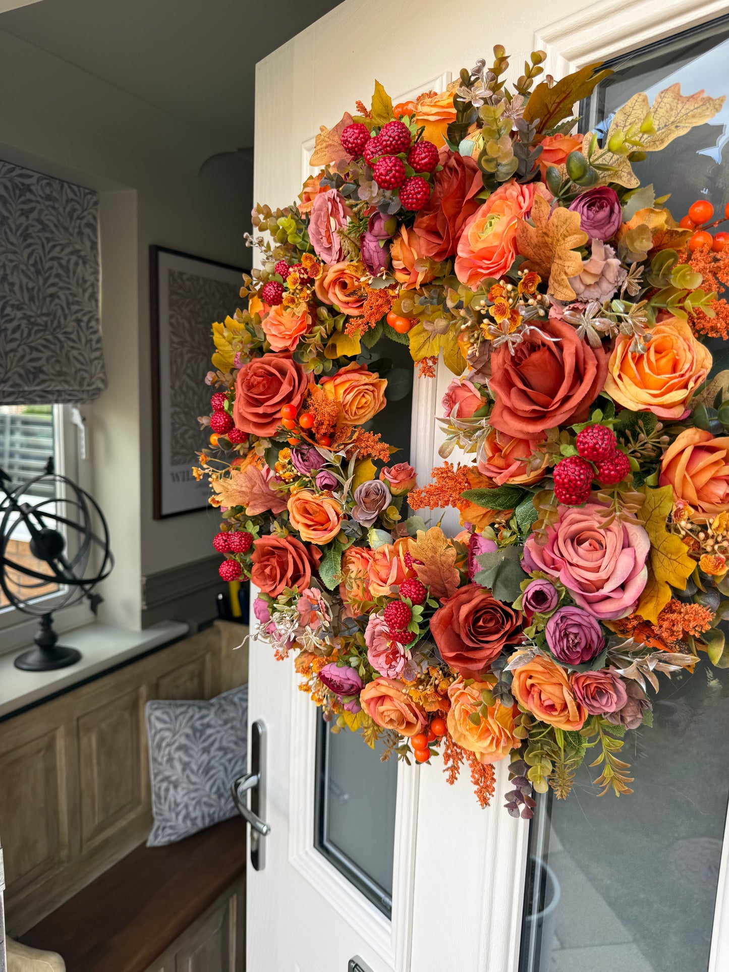 Rusty autumn wreath