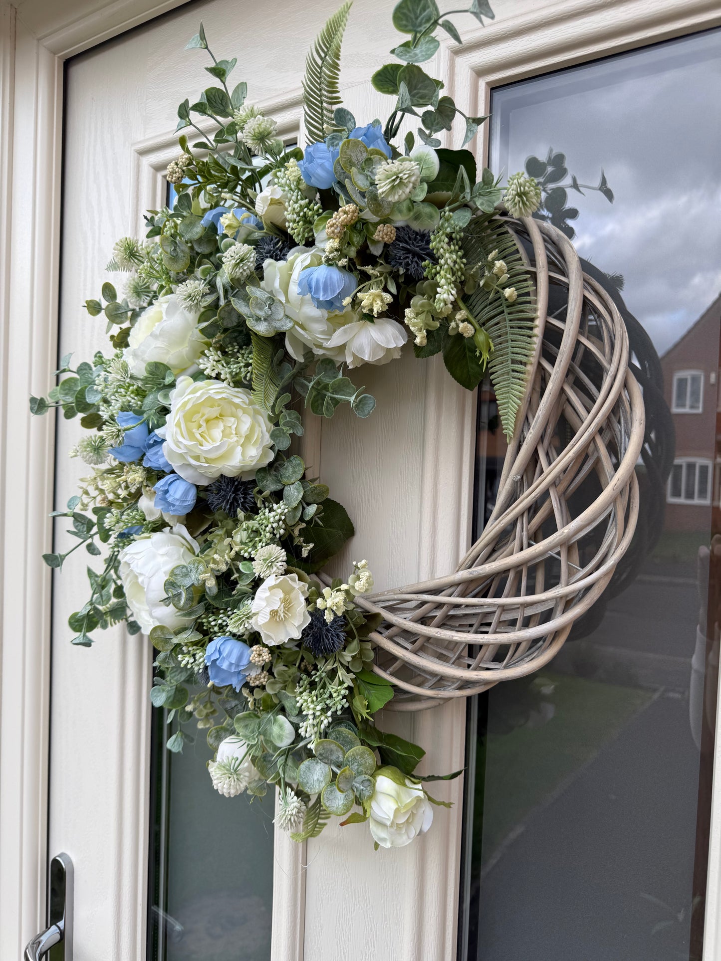 Peony spring signature wreath (made to order)