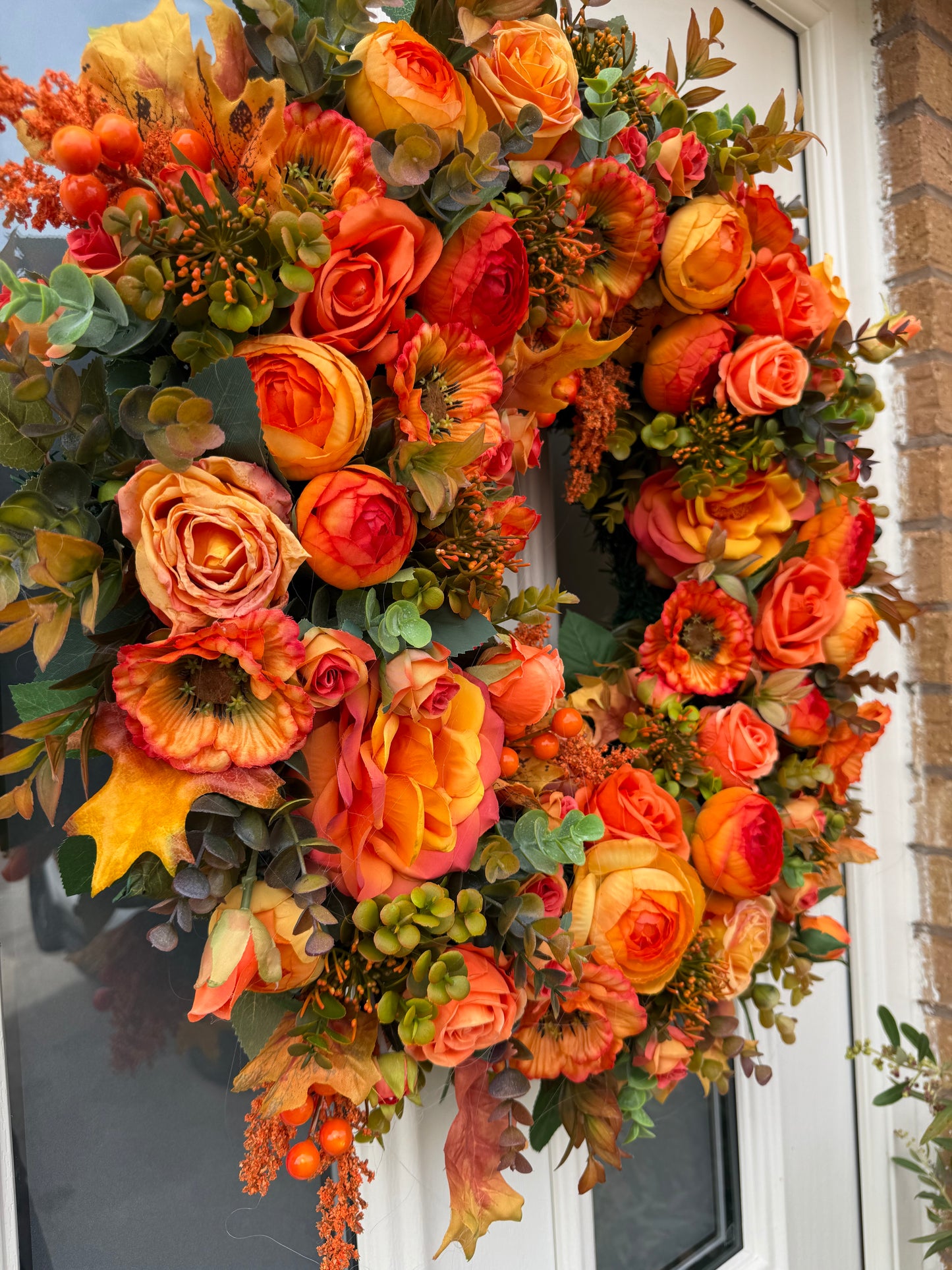 Ember autumn wreath