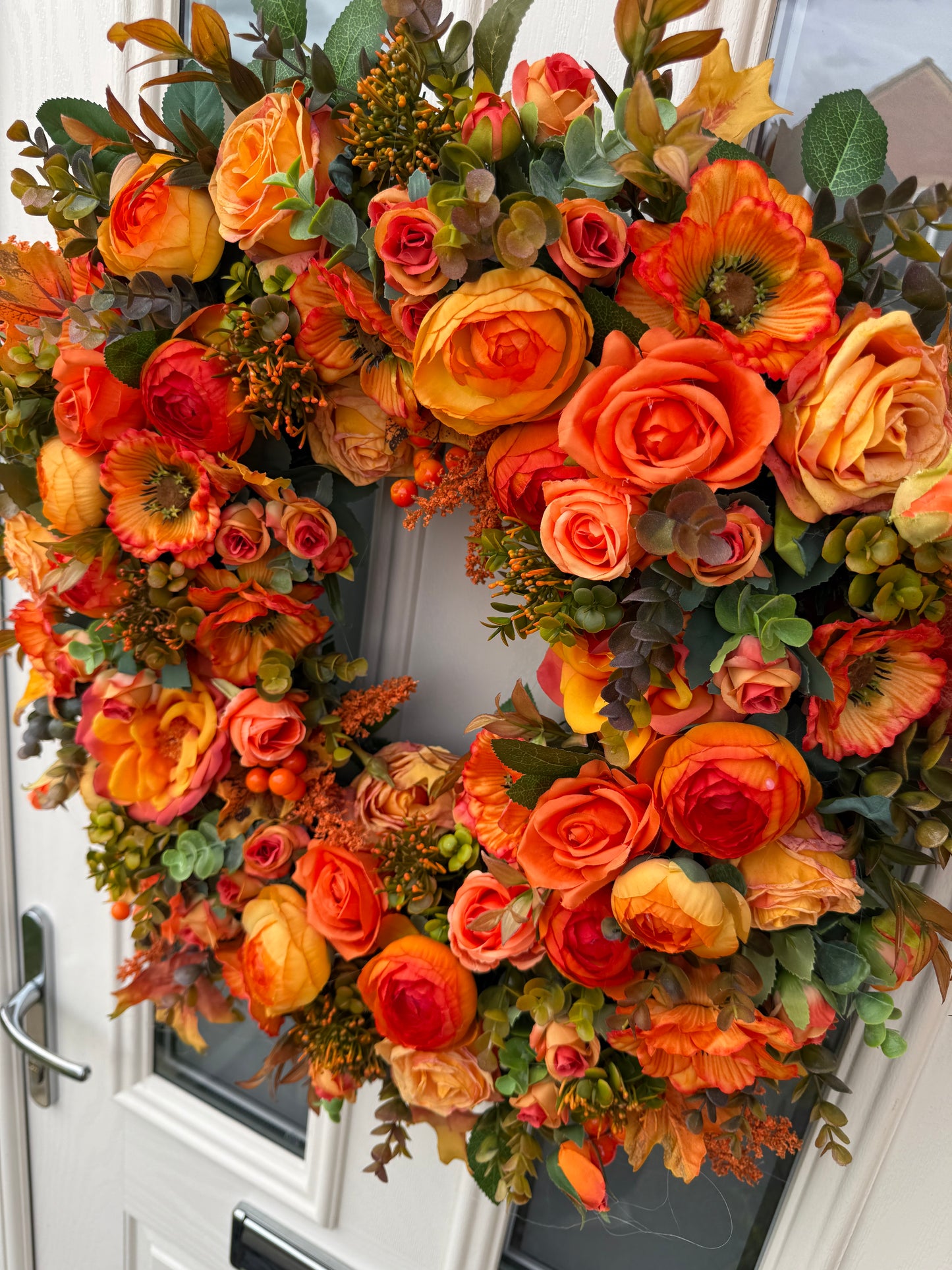 Ember autumn wreath