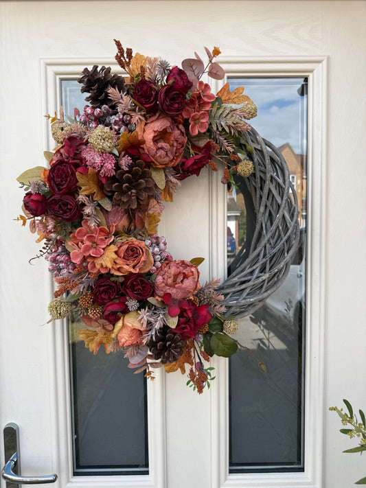 Cosy autumn signature wreath