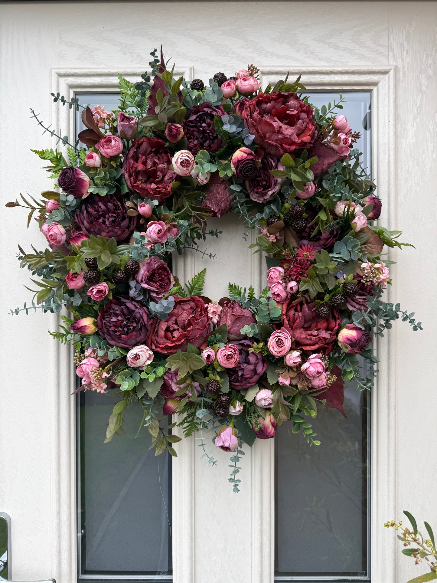 Blackberry crumble wreath