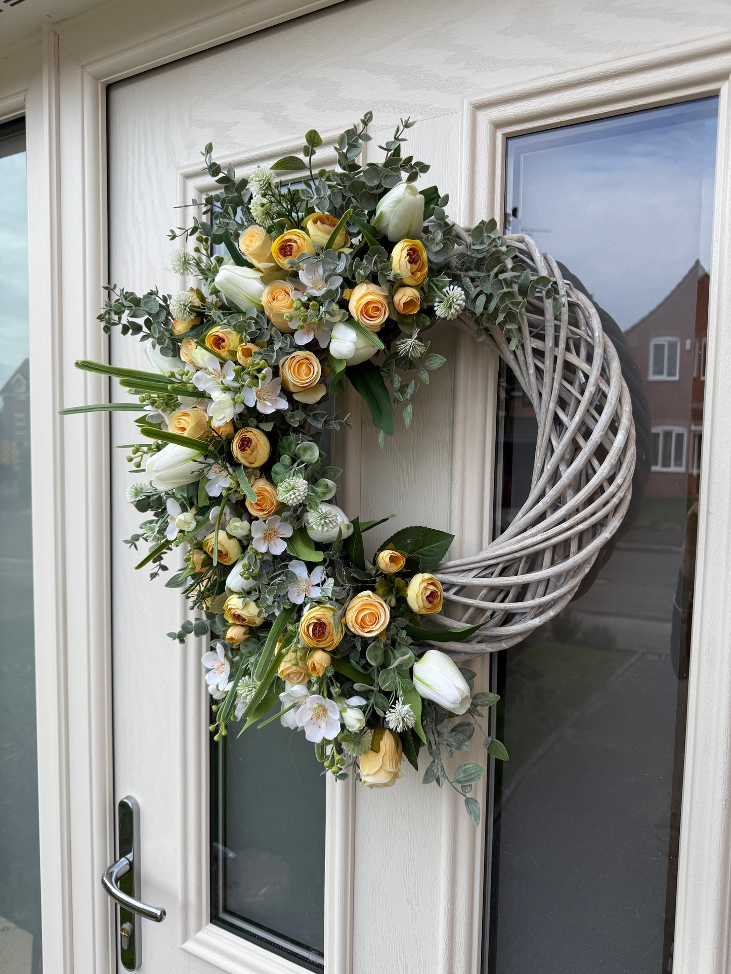 Tulip and Freesia signature wreath