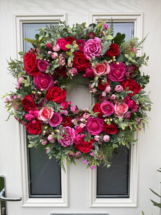 Mon cherì valentines inspired wreath (made to order)