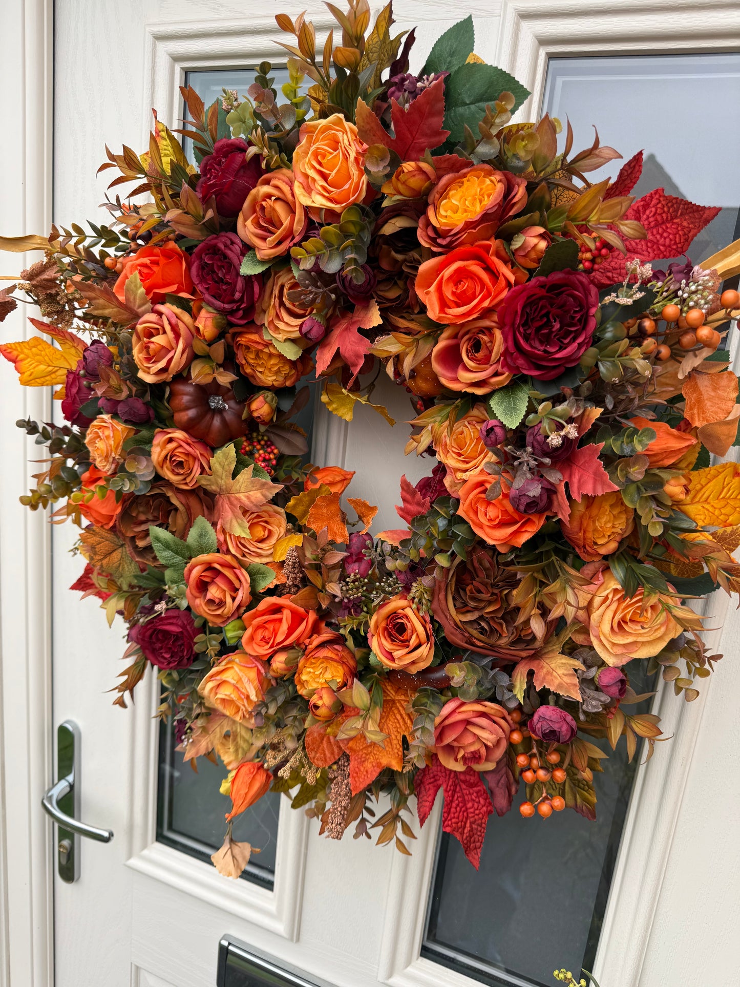 Autumn burst wreath