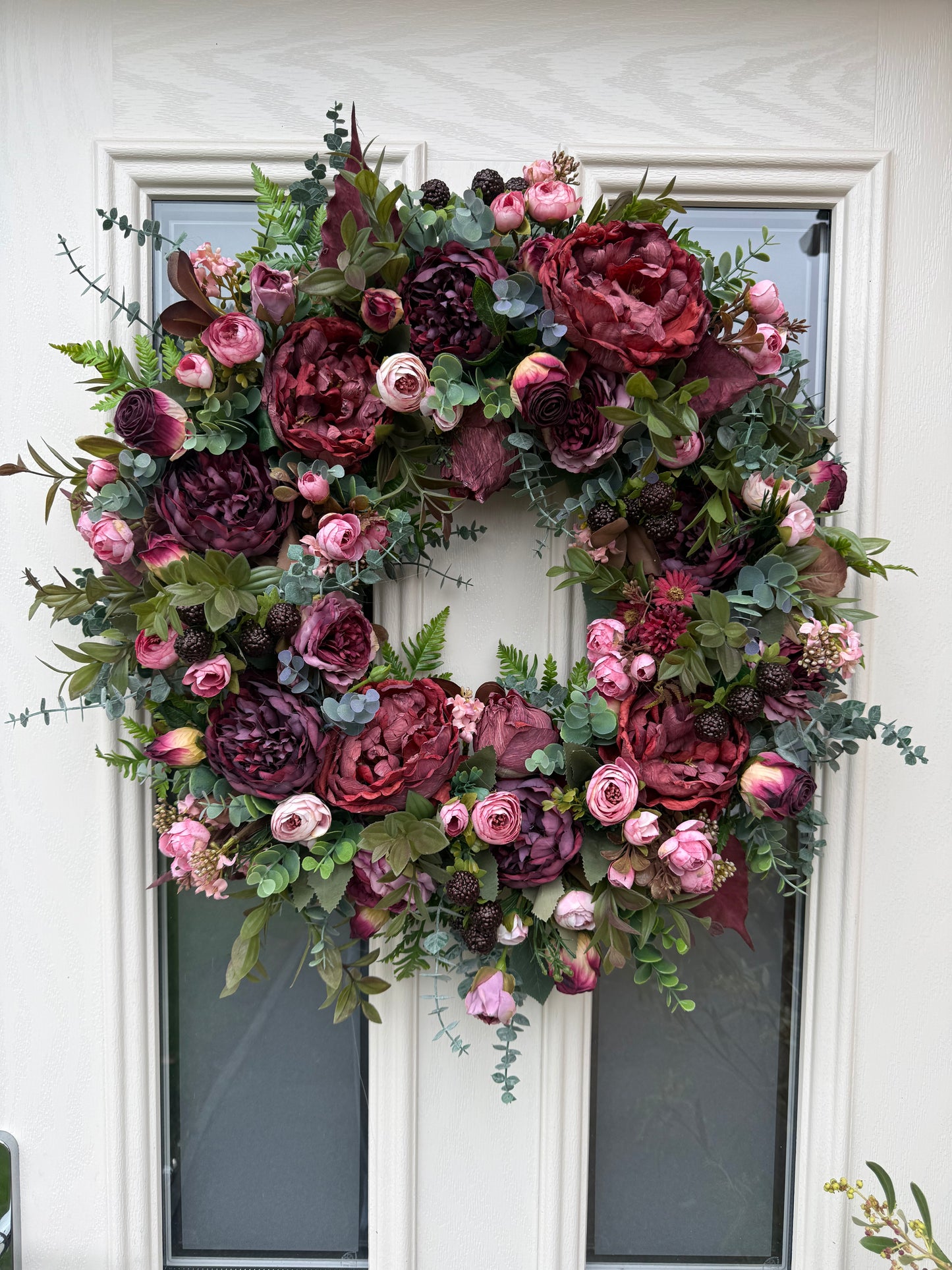 Blackberry crumble wreath