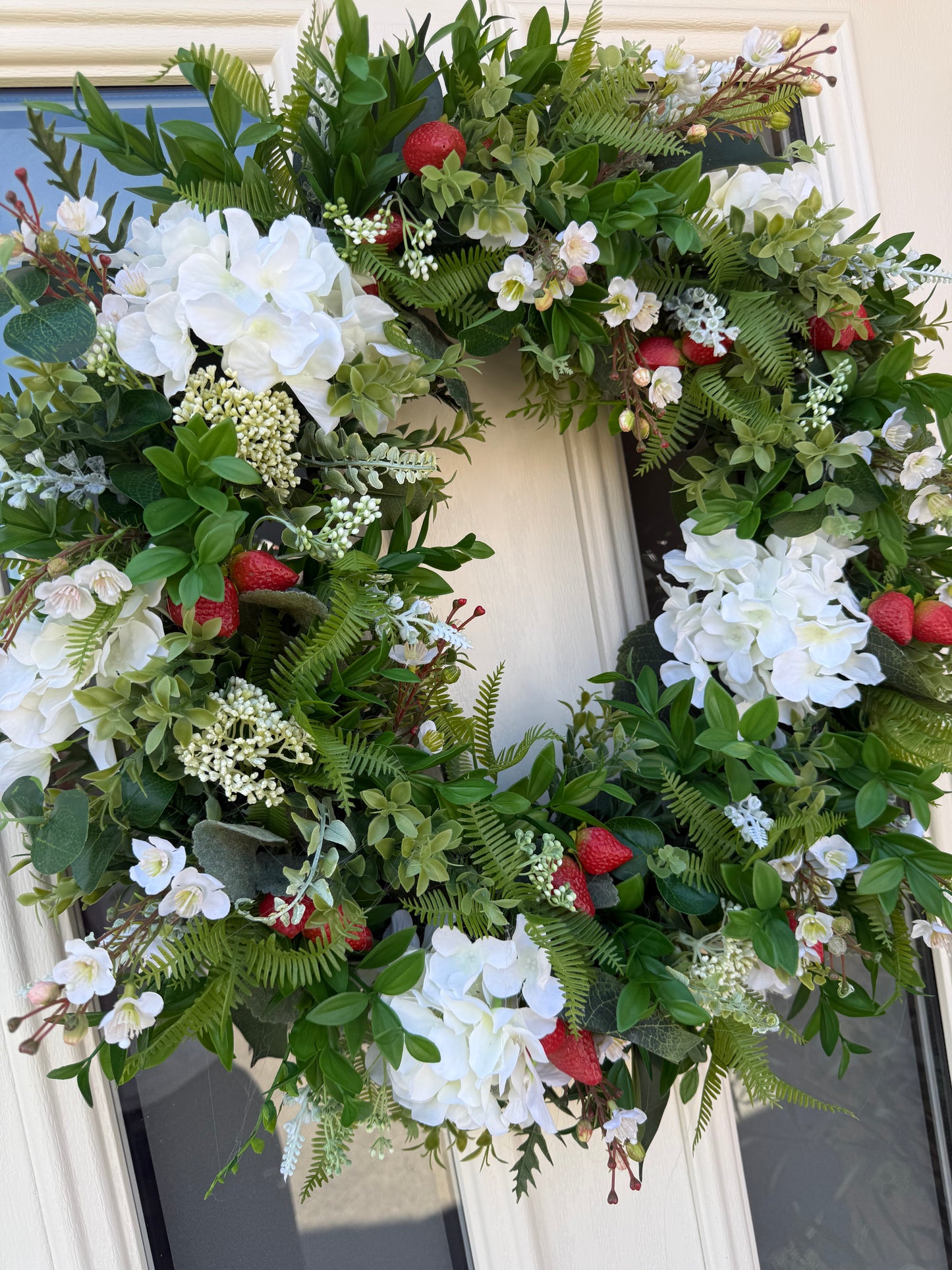 Strawberry dream wreath