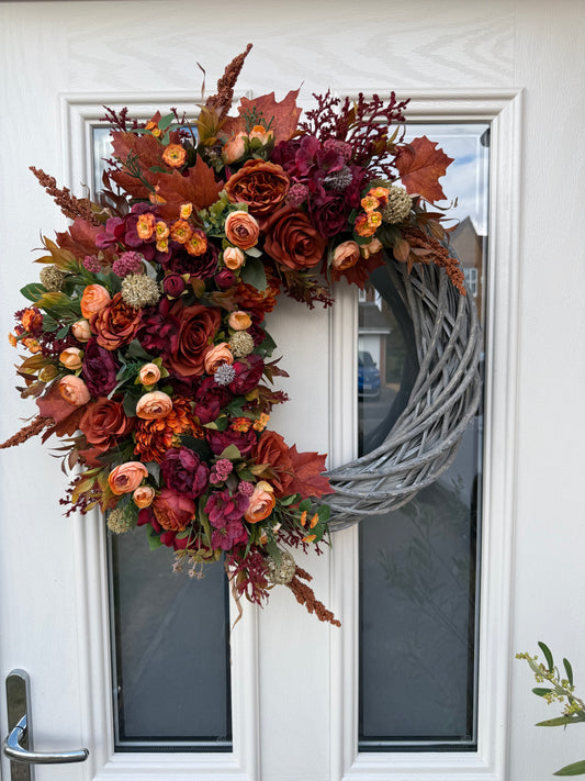 Auburn signature wreath