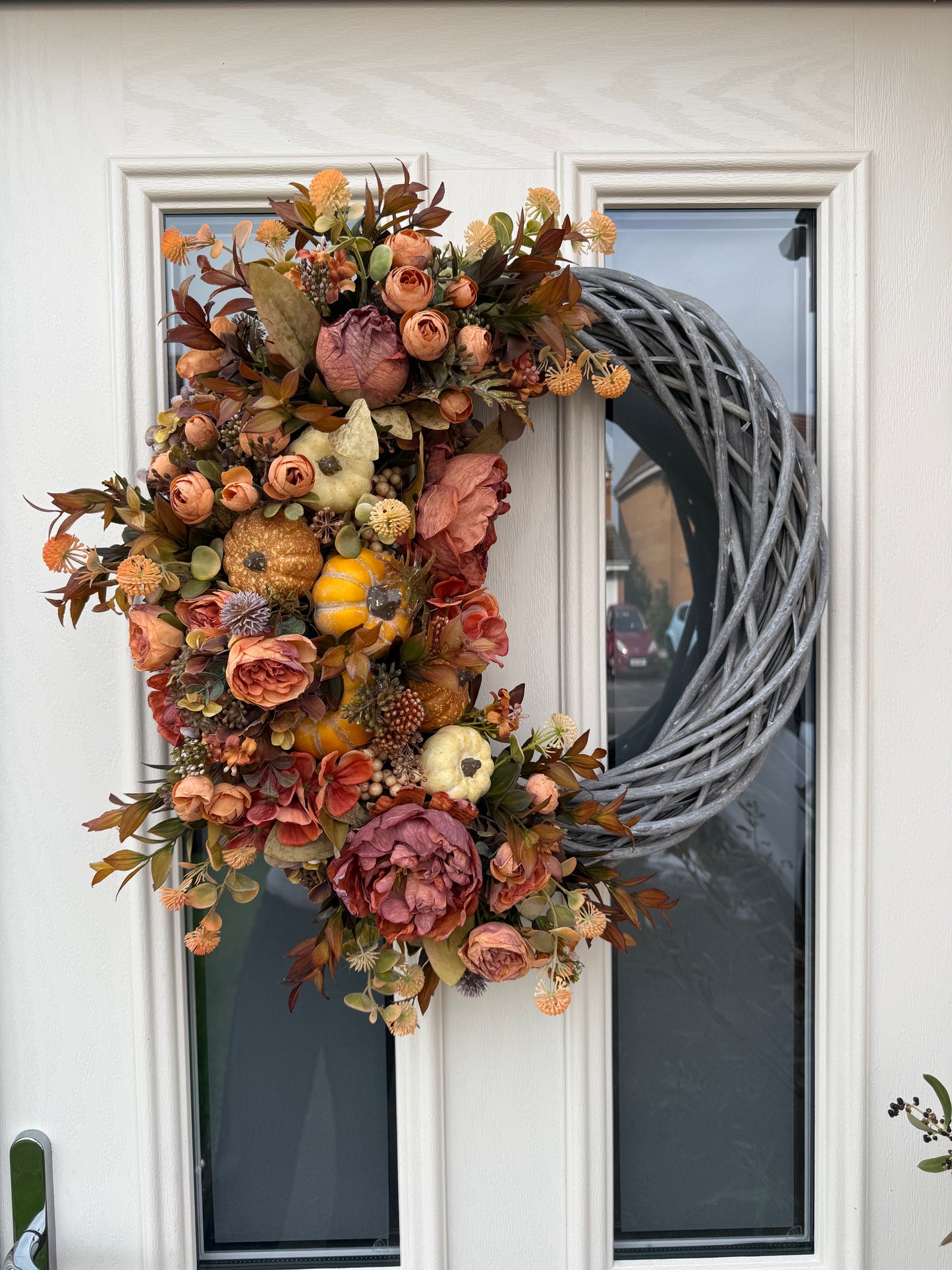 Pastel pumpkin signature wreath