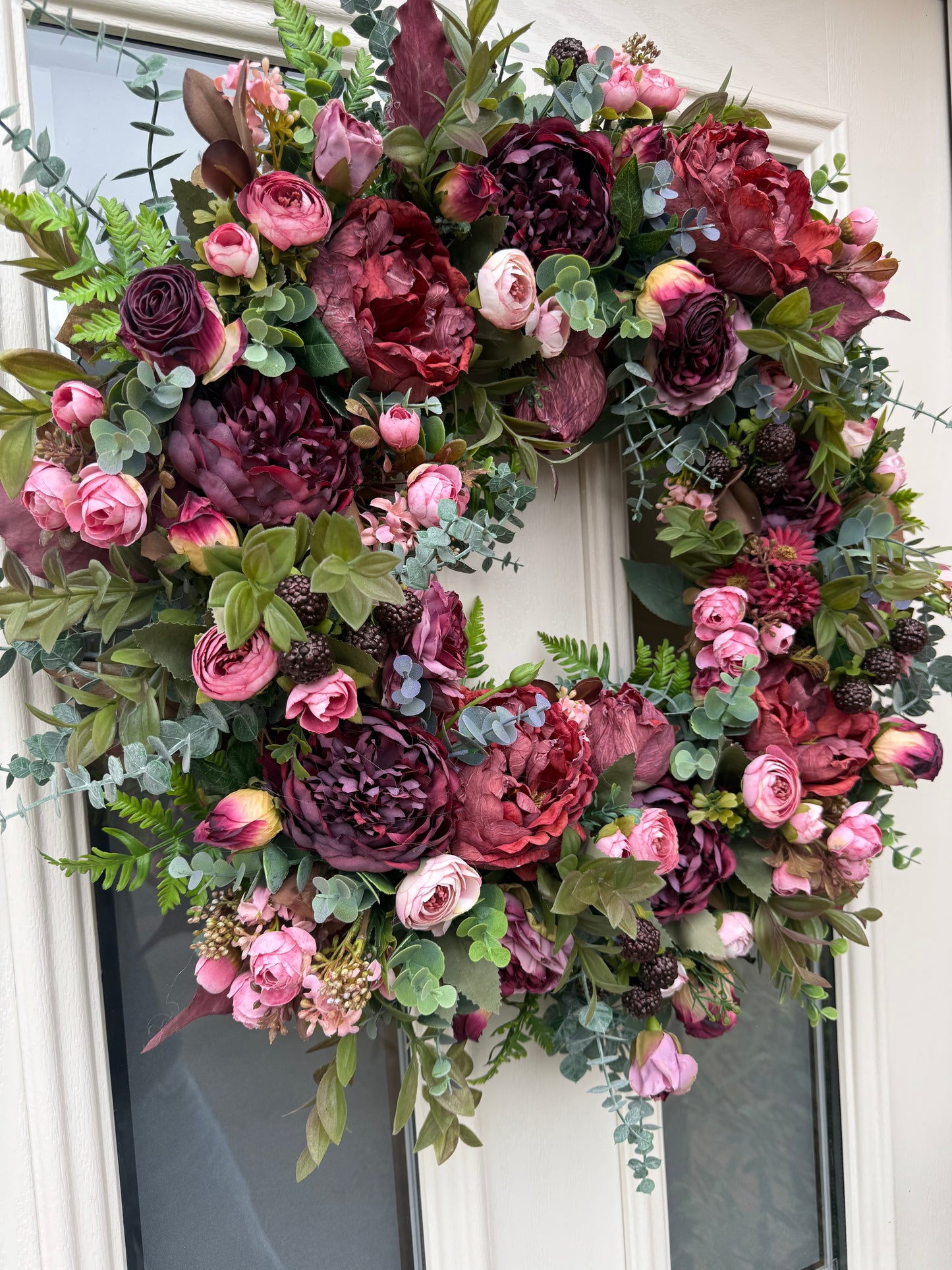Blackberry crumble wreath