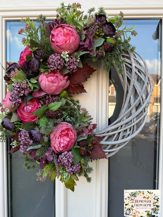 Berry crumble signature wreath