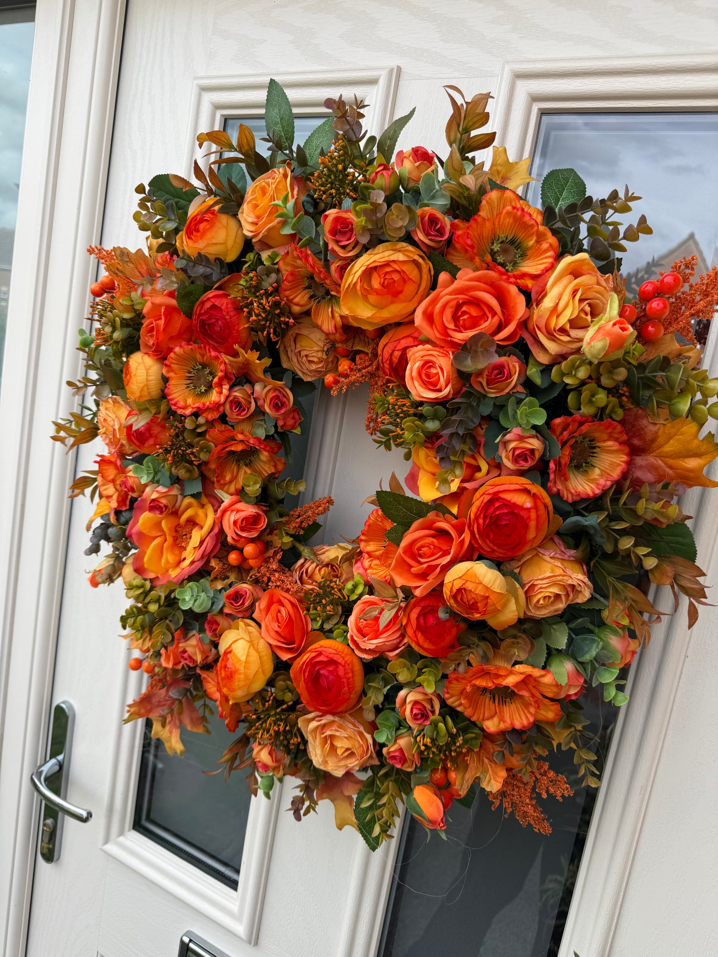 Ember autumn wreath