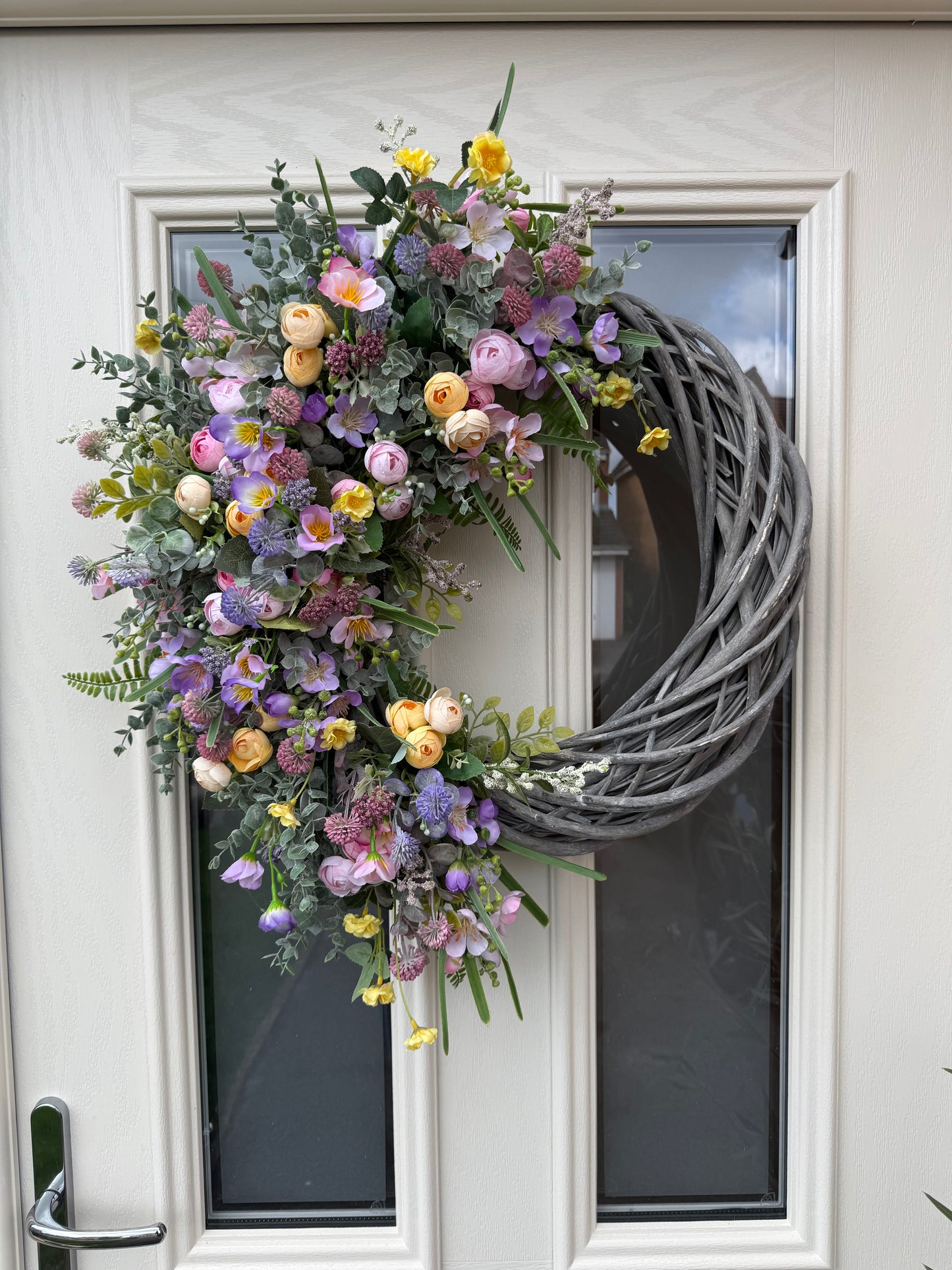 Springtime bouquet signature wreath