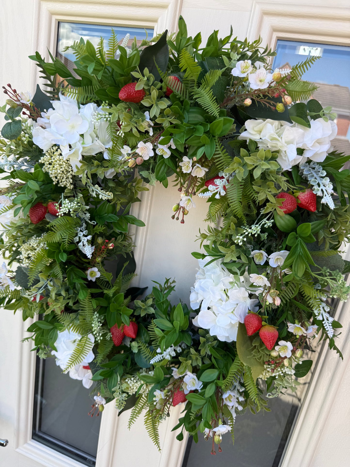 Strawberry dream wreath