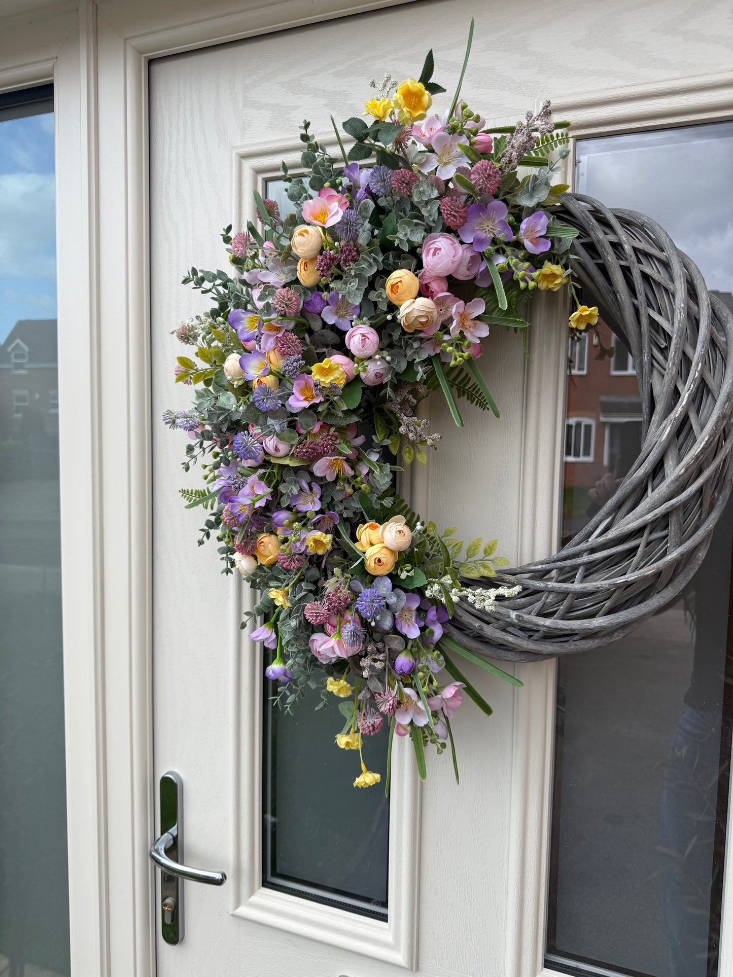 Springtime bouquet signature wreath