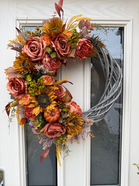 Sunflower signature wreath