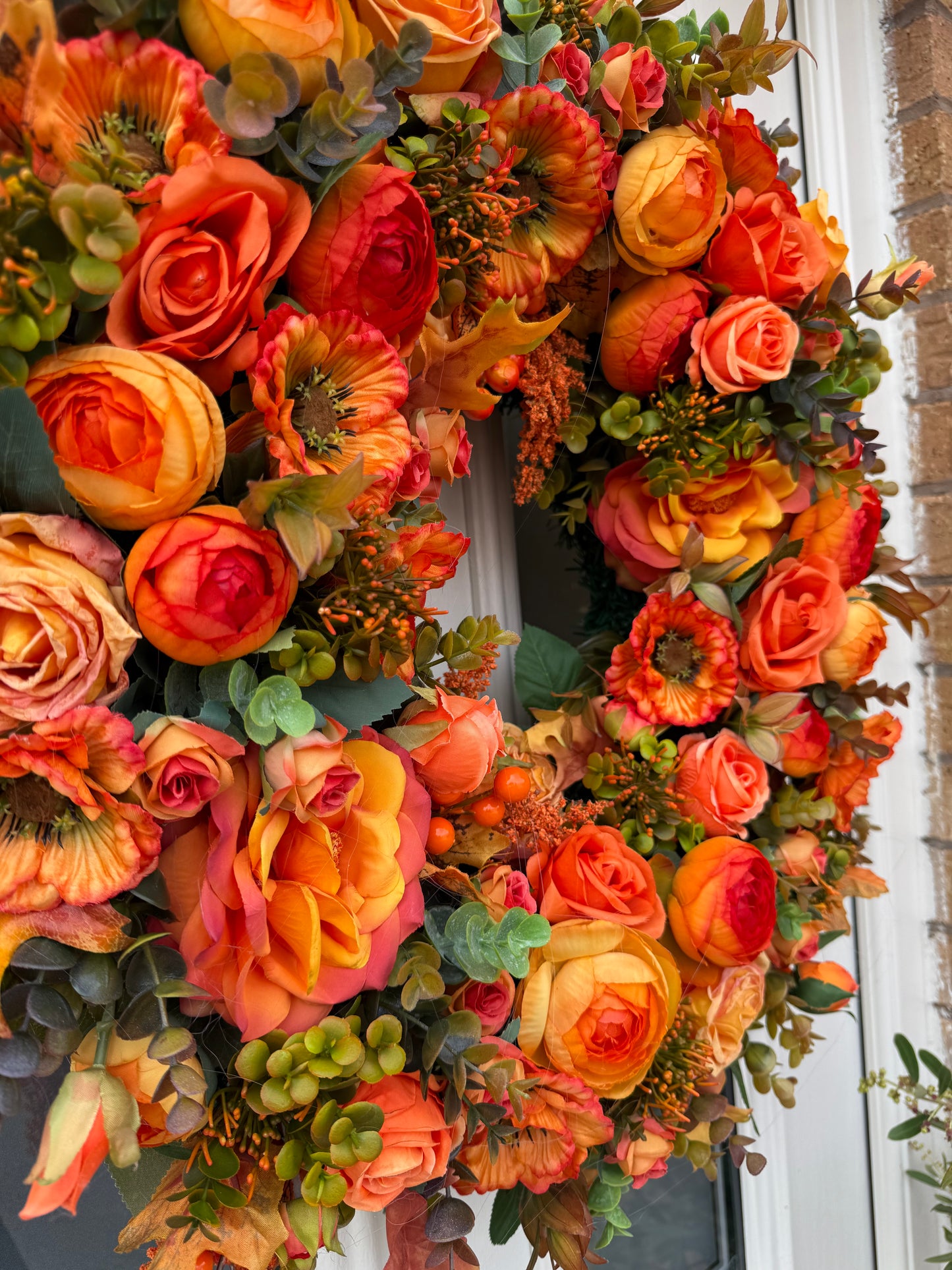 Ember autumn wreath