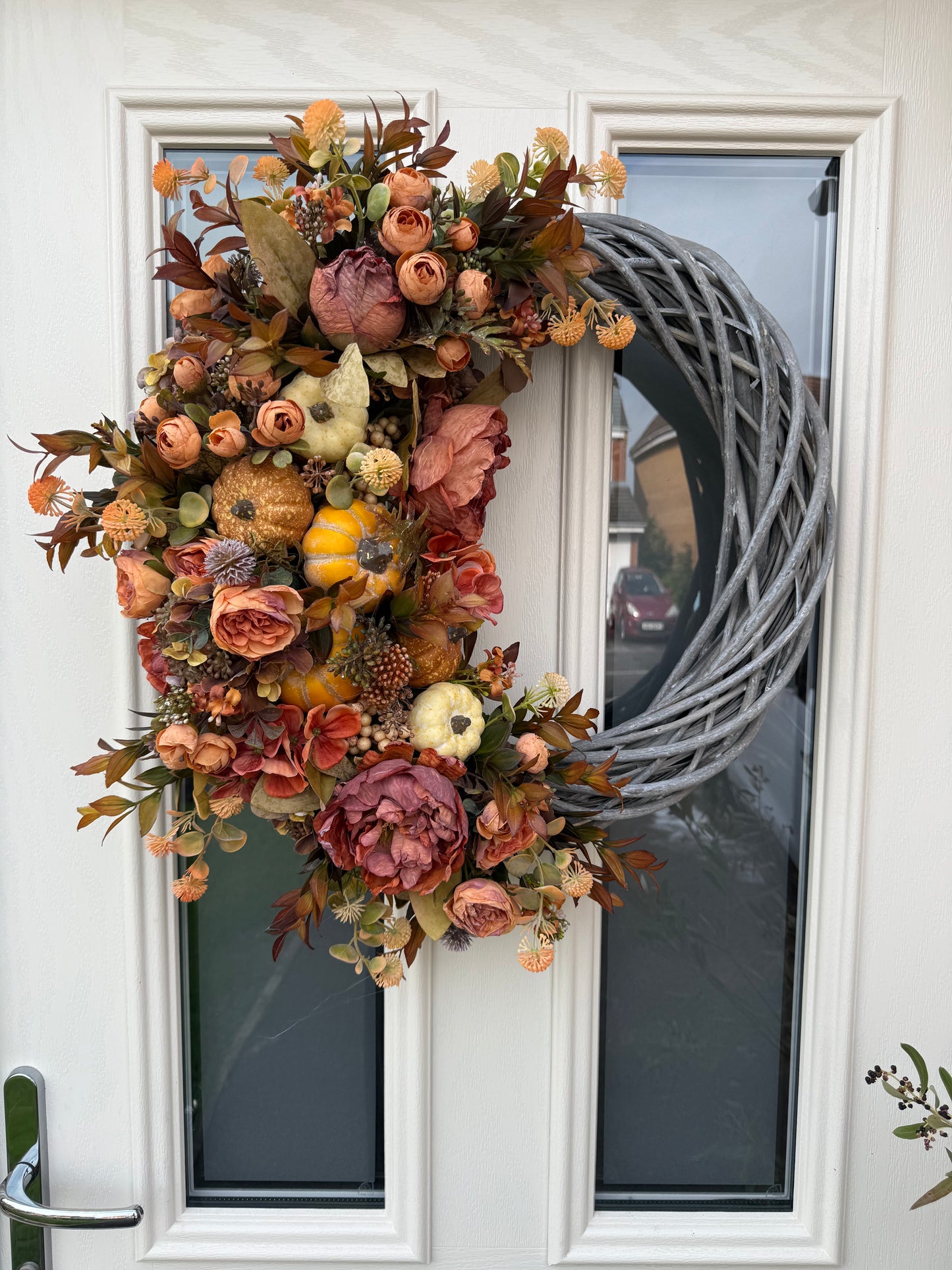 Pastel pumpkin signature wreath