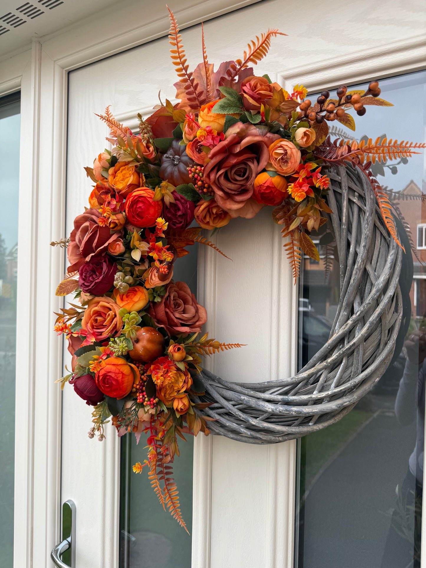 Marigold signature autumn wreath