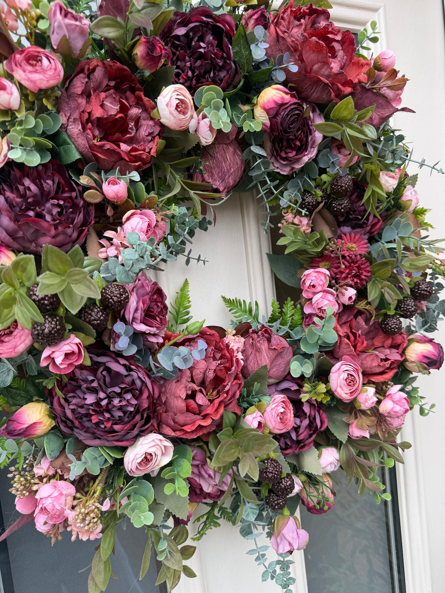 Blackberry crumble wreath