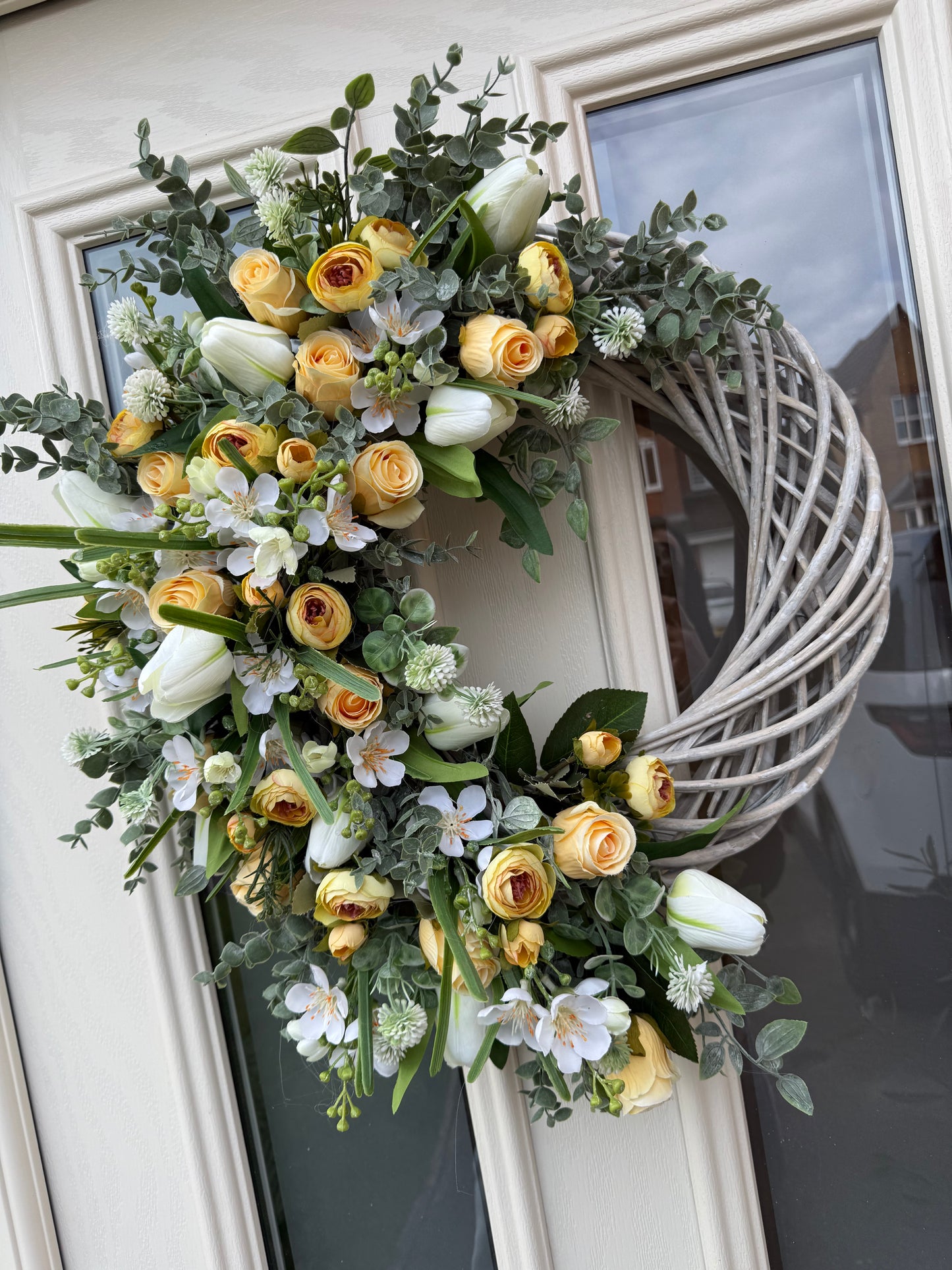 Tulip and Freesia signature wreath