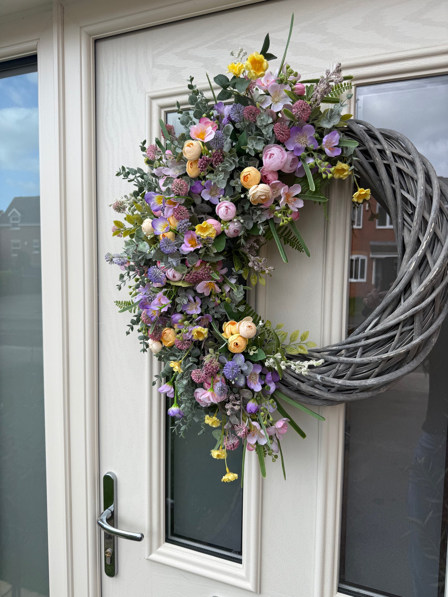 Springtime bouquet signature wreath