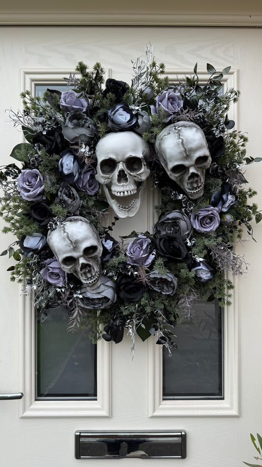 Bone heads wreath