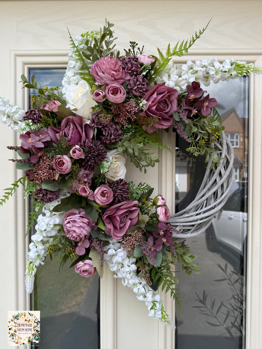 Mauve signature wreath