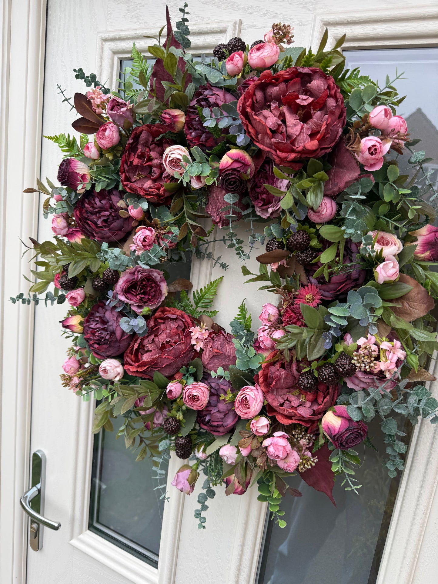 Blackberry crumble wreath